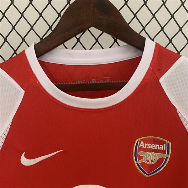 kiotviet_83041fce47d88b3a969175a5456969ee Arsenal Retro Jersey 2002 Long Sleeve Home Shirt