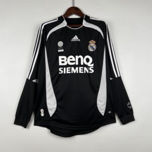Real Madrid Retro Jersey 2006 Long Sleeve Away Shirt