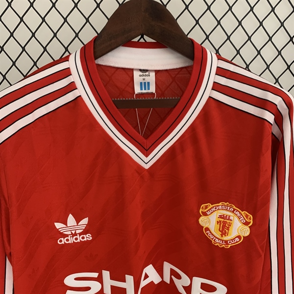 kiotviet_a6de797157e57d36c945fc4288a4f230 Manchester United Retro Jersey 1986 Long Sleeve Home Shirt