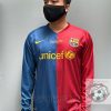 Barcelona Retro Jersey 2008 Long Sleeve Home Shirt