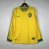 Brazil Retro Jersey 1998 Long Sleeve Home Shirt Brazil Retro Jersey 1998 Long Sleeve Home Shirt