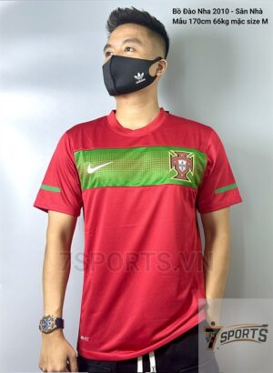 Portugal Retro Jersey 2010 Home Shirt
