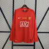 Manchester United Retro Jersey 2008 Long Sleeve Home Shirt Manchester United Retro Jersey 2008 Long Sleeve Home Shirt