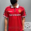 Manchester United Retro Jersey 1998 Home Shirt Name Number Set #7 BECKHAM Manchester United Retro Jersey 1998 Home Shirt Name Number Set #7 BECKHAM