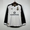 Manchester United Retro Jersey 2001 Long Sleeve Home Shirt Centenary Manchester United Retro Jersey 2001 Long Sleeve Home Shirt Centenary