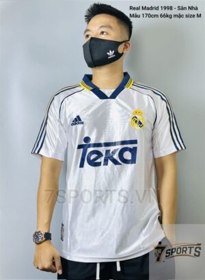 Real Madrid Retro Jersey 1998 Home Shirt