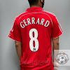 Liverpool Retro Jersey 2006 Home Shirt Name Number Set #8 GERRARD