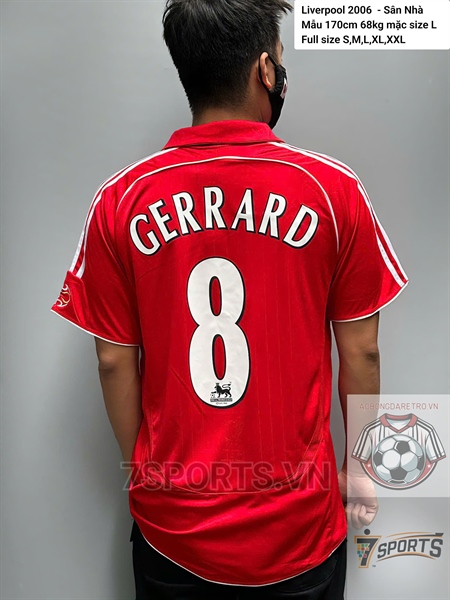 kiotviet_eb8e73fd7862495240189f0a7402f2fe-1.jpg Liverpool Retro Jersey 2006 Home Shirt Name Number Set #8 GERRARD