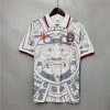 MEXICO WORLD CUP WHITE 1998 AWAY FOOTBALL SHIRT