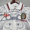 MEXICO WORLD CUP WHITE 1998 AWAY FOOTBALL SHIRT MEXICO WORLD CUP WHITE 1998 AWAY FOOTBALL SHIRT