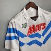 NAPOLI 1988 -1989 WHITE AWAY RETRO FOOTBALL SHIRT NAPOLI 1988 -1989 WHITE AWAY RETRO FOOTBALL SHIRT