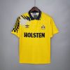 TOTTENHAM 1992-1994 YELLOW THIRD RETRO AWAY FOOTBALL SHIRT TOTTENHAM 1992-1994 YELLOW THIRD RETRO AWAY FOOTBALL SHIRT