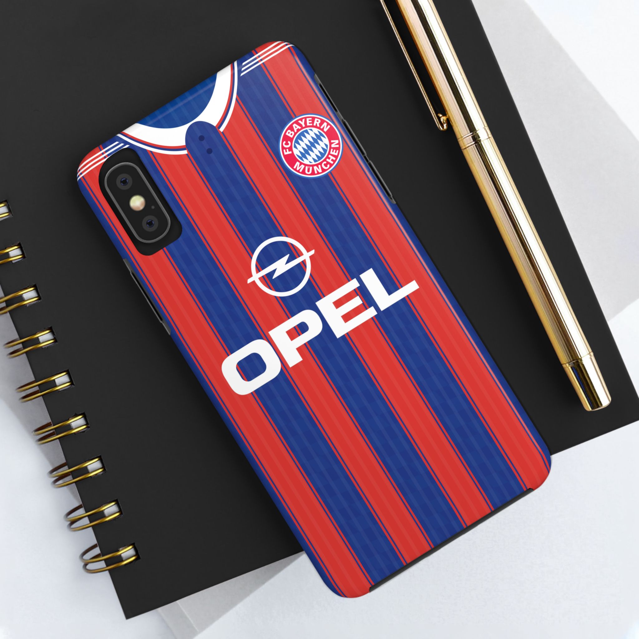 14950739171353580657_4096.jpeg Bayern Munich 1995 Retro Home Jersey Phone Cases - Vintage Tough Phone Cases