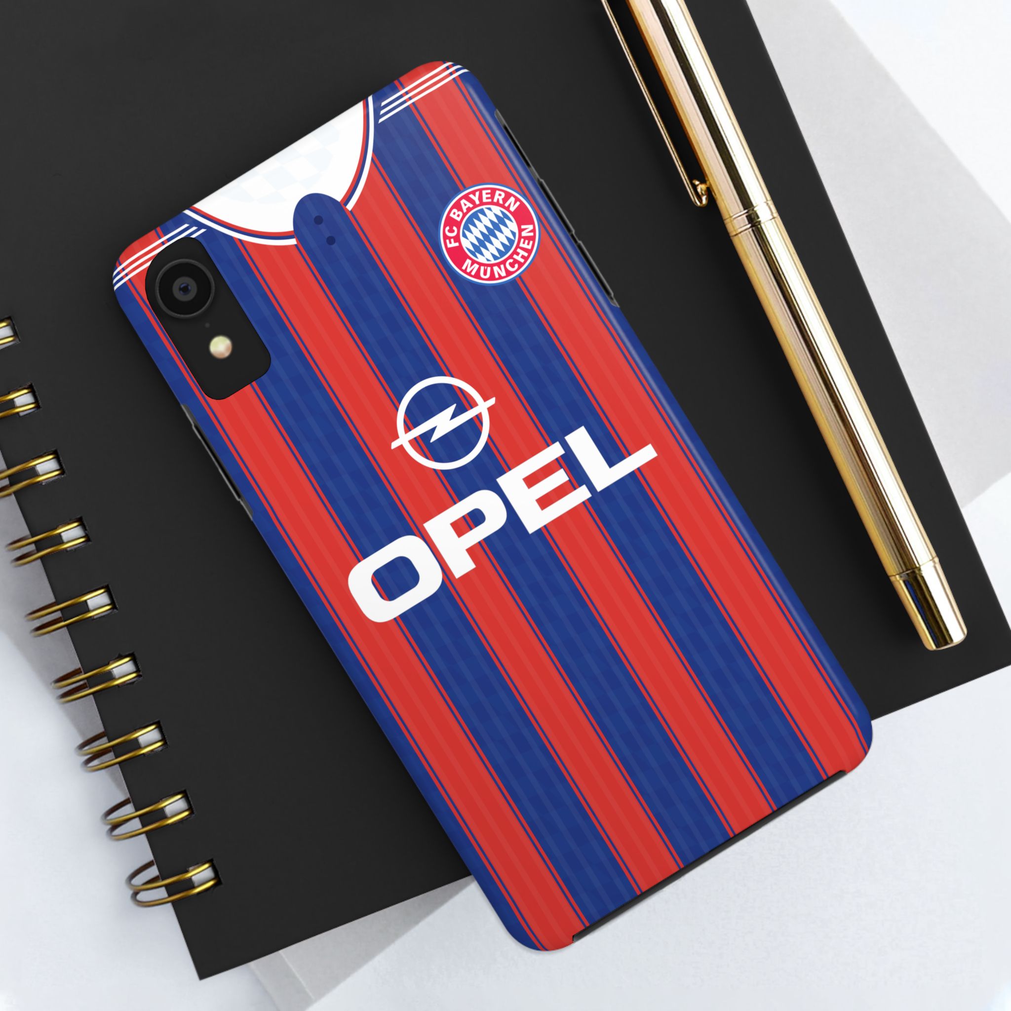 15607391793865877111_4096.jpeg Bayern Munich 1995 Retro Home Jersey Phone Cases - Vintage Tough Phone Cases