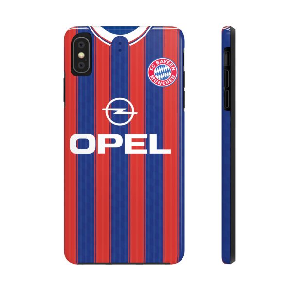 Bayern Munich 1995 Retro Home Jersey Phone Cases - Vintage Tough Phone Cases