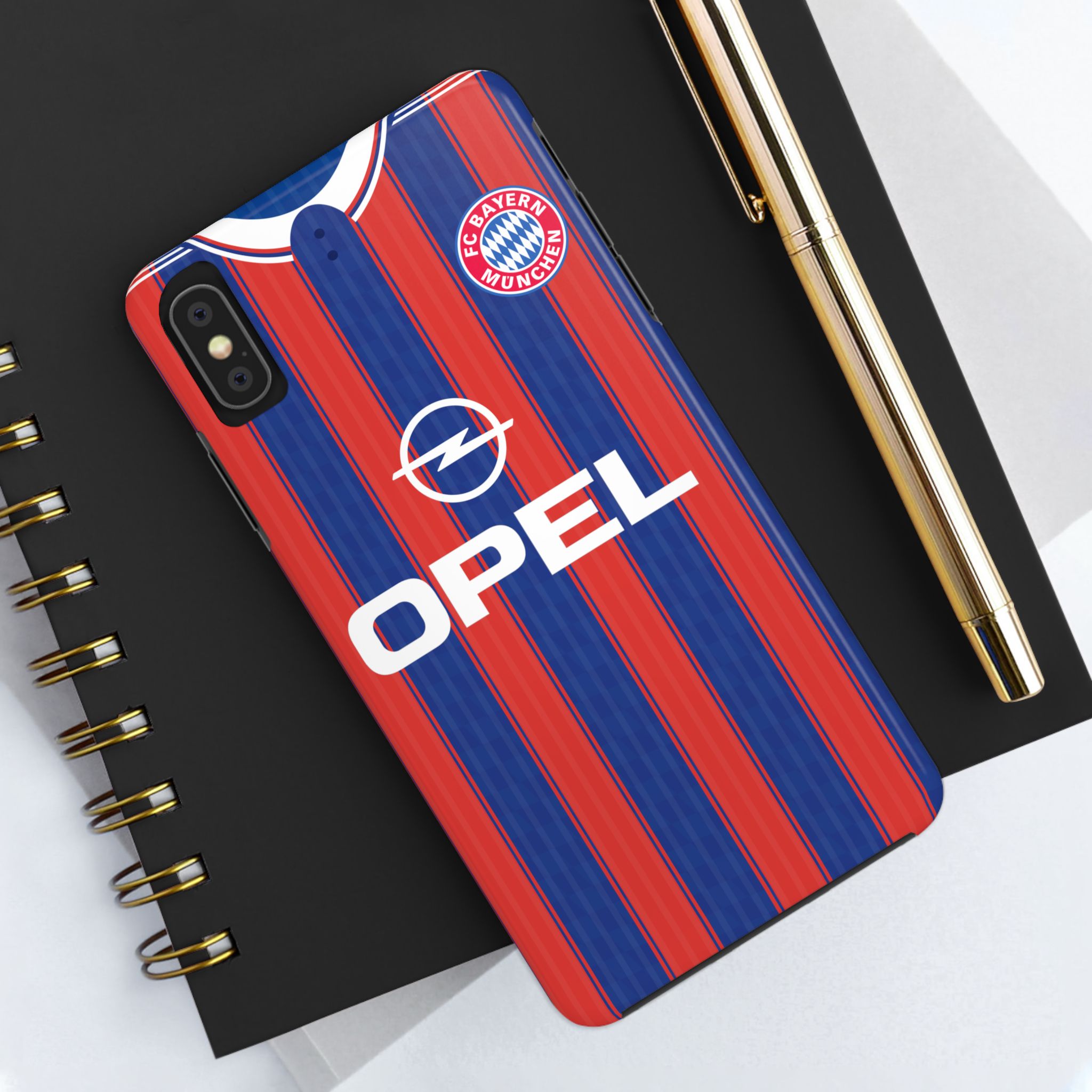3939971547563289502_4096-1.jpeg Bayern Munich 1995 Retro Home Jersey Phone Cases - Vintage Tough Phone Cases