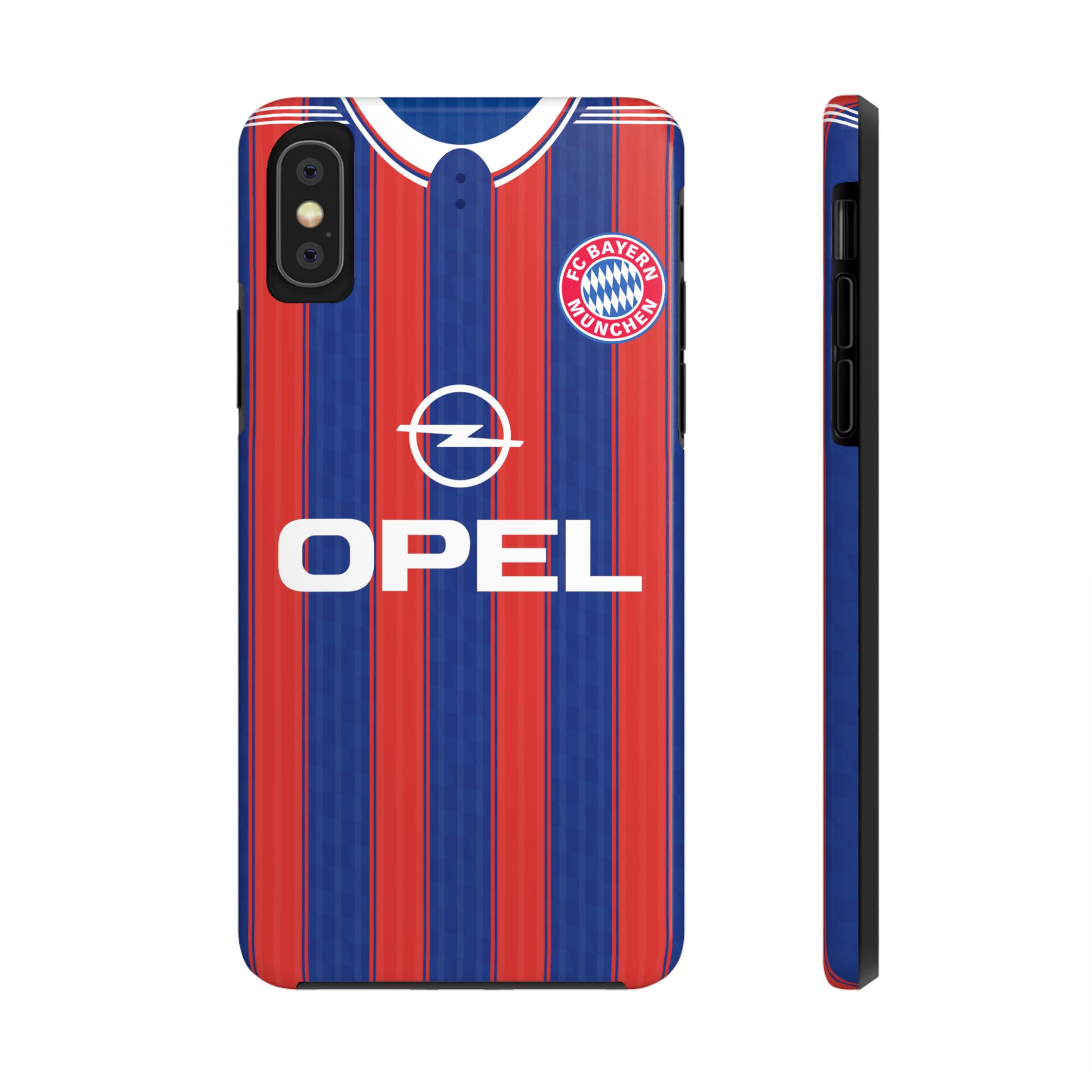 5591541557988493483_4096.jpeg Bayern Munich 1995 Retro Home Jersey Phone Cases - Vintage Tough Phone Cases