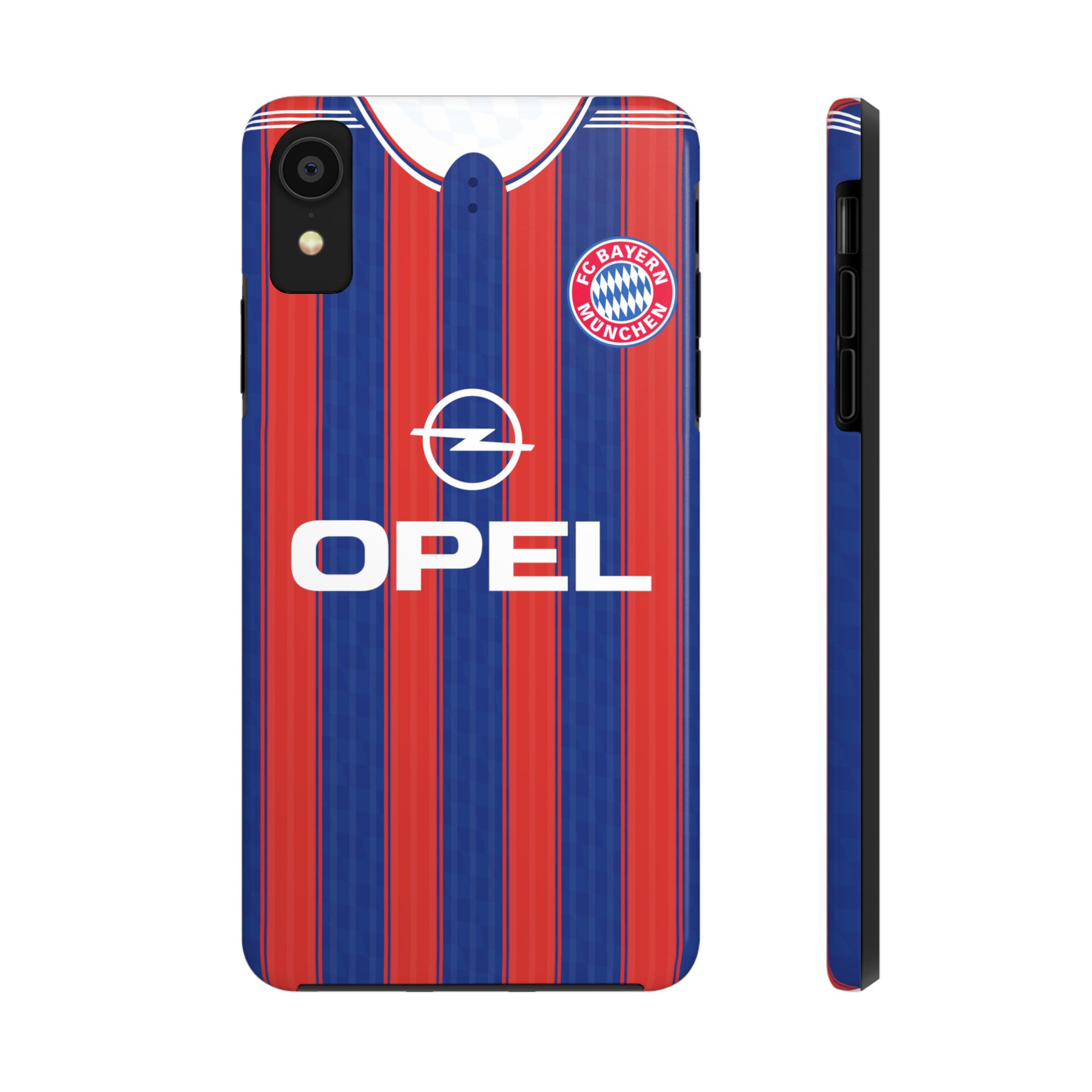 7646923124920173676_4096.jpeg Bayern Munich 1995 Retro Home Jersey Phone Cases - Vintage Tough Phone Cases