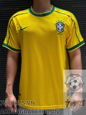 Brazil Retro Jersey 1998 Home Shirt