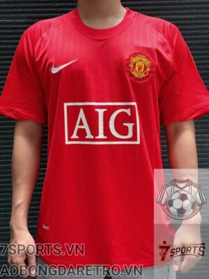 Manchester United Retro Jersey 2007/2008 Home Shirt