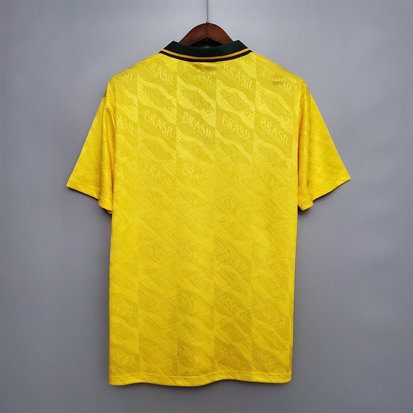 kiotviet_559e8c37ffac02b351e851b14c930fe2 Brazil Retro Jersey 1991 Home Shirt