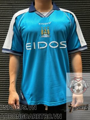 Manchester City Retro Jersey 1999 Home Shirt