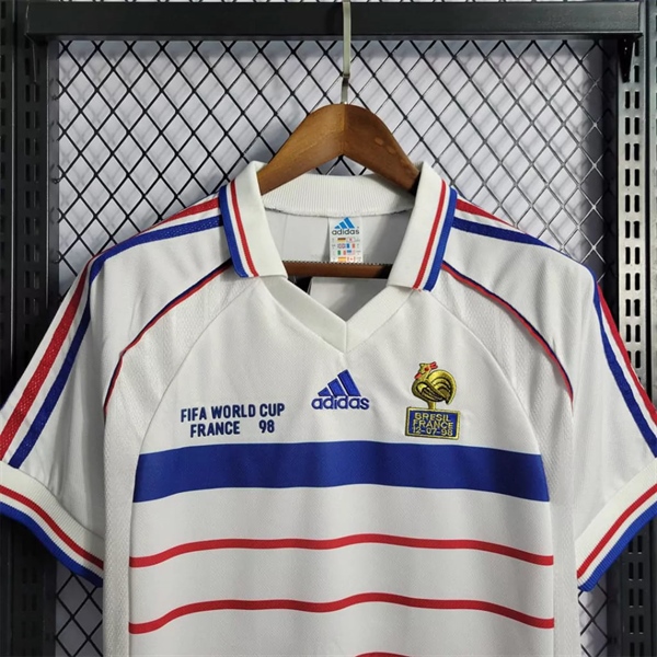 kiotviet_6eb504cf87bc160c3e7cfddbb74a0ff3 France Retro Jersey 1998 Away Shirt