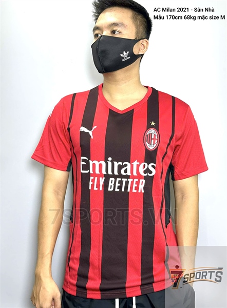 kiotviet_826485f74afc0b6c9eb3ec107e7552e5 AC Milan Retro Jersey 2021 Home Shirt