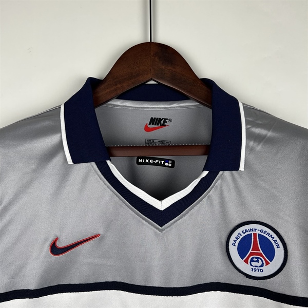 kiotviet_94a672fcc122320a7a526ca69cbe8ed9 PSG Retro Jersey 1999 Away Shirt