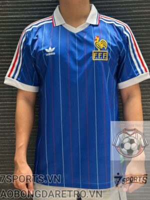 France Retro Jersey 1982 Home Shirt