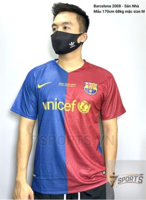 Barcelona Retro Jersey 2008 Home Shirt