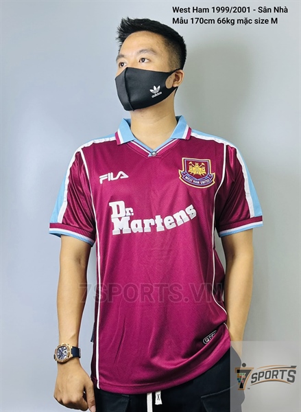 kiotviet_d308b0bdb94af8c00312ae69e24cc81a West Ham Retro Jersey United 1999/2001 Home Shirt