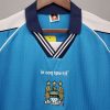 Manchester City Retro Jersey 1999 Home Shirt Manchester City Retro Jersey 1999 Home Shirt
