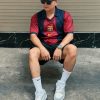 Travis Scott x FC Barcelona Retro 2000/2001 Home Skeleton Jersey Travis Scott x FC Barcelona Retro 2000/2001 Home Skeleton Jersey