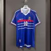 France Retro Soccer Jersey 1998 - Home Shirt Name Number Set #10 ZIDANE France Retro Soccer Jersey 1998 - Home Shirt Name Number Set #10 ZIDANE