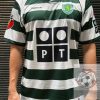 Sporting Lisbon Retro Soccer Jersey 2002 - Home Shirt Name Number Set #28 C.RONALDO Sporting Lisbon Retro Soccer Jersey 2002 - Home Shirt Name Number Set #28 C.RONALDO