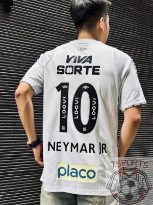 Santos FC Soccer Jersey 2024 Limited Edition - Home Shirt Name Number Set #10 NEYMAR JR