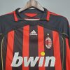 AC Milan Retro Soccer Jersey 2006 - Home Shirt Name Number Set #22 KAKA AC Milan Retro Soccer Jersey 2006 - Home Shirt Name Number Set #22 KAKA