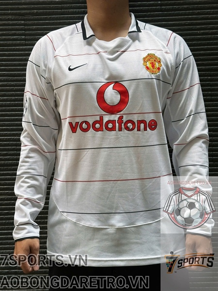 kiotviet_6e94eb00840cd1da6e16b013e4a83c59 Manchester United Retro Jersey 2003 Long Sleeve - Away Third