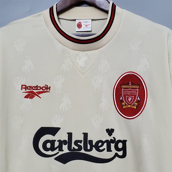 kiotviet_6eb305f8beba12f65a62cbd0b1a5ce23 Liverpool Retro Soccer Jersey 1996 - Away Shirt