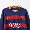 Barcelona Retro Soccer Jersey 2015 Long Sleeve - Home Shirt Barcelona Retro Soccer Jersey 2015 Long Sleeve - Home Shirt