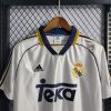 Real Madrid Retro Soccer Jersey 1998 - Home Shirt Name Number Set #7 RAUL Real Madrid Retro Soccer Jersey 1998 - Home Shirt Name Number Set #7 RAUL
