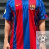 Barcelona Retro Soccer Jersey 2004 - Home Shirt Name Number Set #10 RONALDINHO Barcelona Retro Soccer Jersey 2004 - Home Shirt Name Number Set #10 RONALDINHO