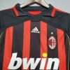 AC Milan Retro Soccer Jersey 2006 Long Sleeve - Home Shirt Name Number Set #7 SHEVCHENKO AC Milan Retro Soccer Jersey 2006 Long Sleeve - Home Shirt Name Number Set #7 SHEVCHENKO