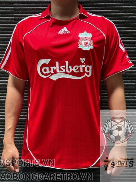 kiotviet_98a2d032a5e827e0b7bcdd1c819aac98 Liverpool Retro Soccer Jersey 2006 - Home Shirt Name Number Set #8 GERRARD