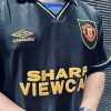 Manchester United Retro Jersey 1993 - Away Shirt Name Number Set #7 CANTONA Manchester United Retro Jersey 1993 - Away Shirt Name Number Set #7 CANTONA