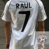 Real Madrid Retro Soccer Jersey 1998 - Home Shirt Name Number Set #7 RAUL Real Madrid Retro Soccer Jersey 1998 - Home Shirt Name Number Set #7 RAUL
