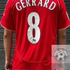 Liverpool Retro Soccer Jersey 2006 - Home Shirt Name Number Set #8 GERRARD