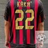 AC Milan Retro Soccer Jersey 2006 - Home Shirt Name Number Set #22 KAKA AC Milan Retro Soccer Jersey 2006 - Home Shirt Name Number Set #22 KAKA