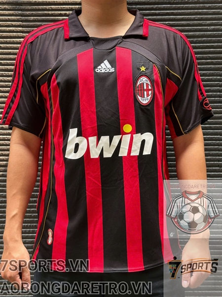 kiotviet_fc02e4798d679ff82317c2ad5a3fd2ee AC Milan Retro Soccer Jersey 2006 - Home Shirt Name Number Set #3 MALDINI